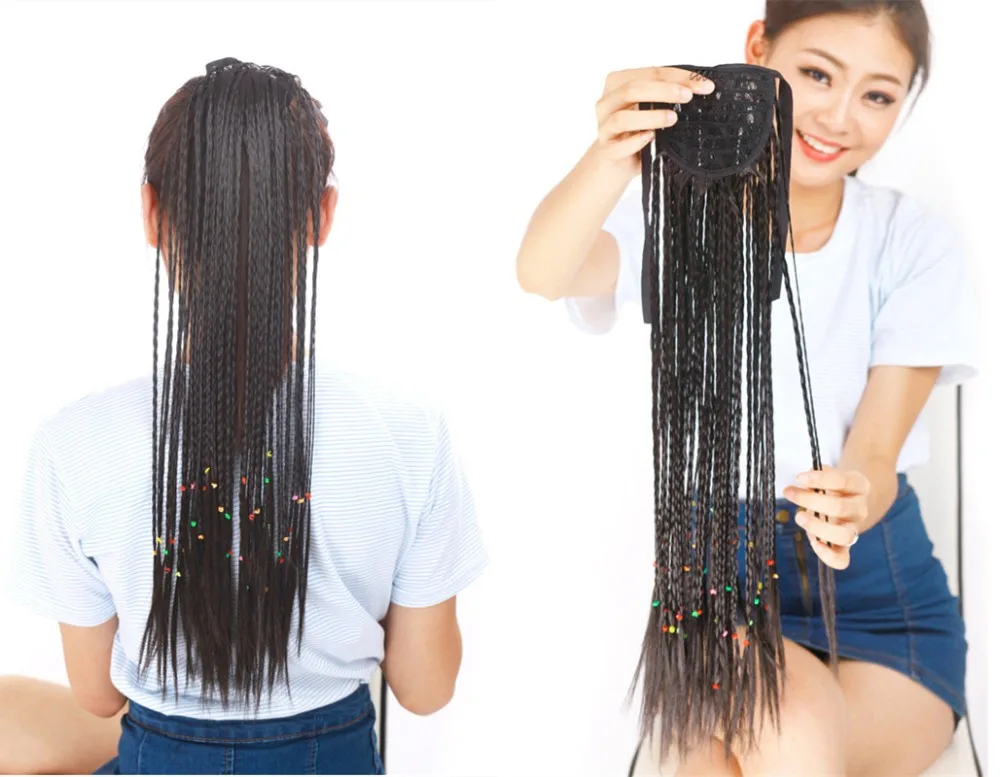 1pcs Bohemia Style Braid Pony Tail Hairpiece Synthetic Ponytail