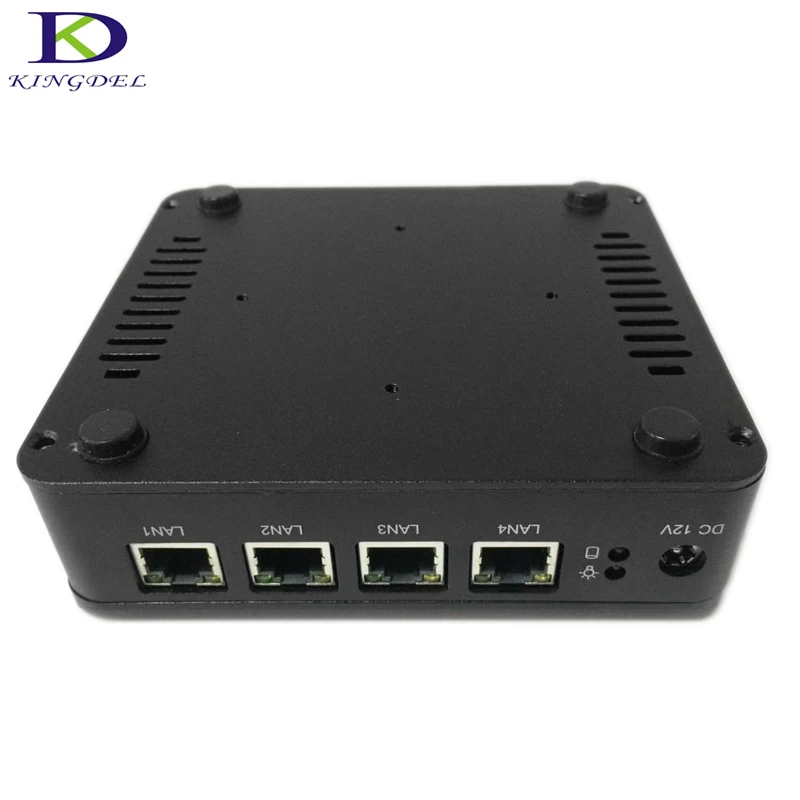 4 LAN Barebone мини ПК Celeron J1900 Quad Core 2 * USB брандмауэр многофункциональный домашний
