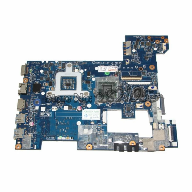 NOKOTION материнская плата для ноутбука Lenovo G480 QIWG5_G6_G9 LA 7982P основная HM77 DDR3|laptop