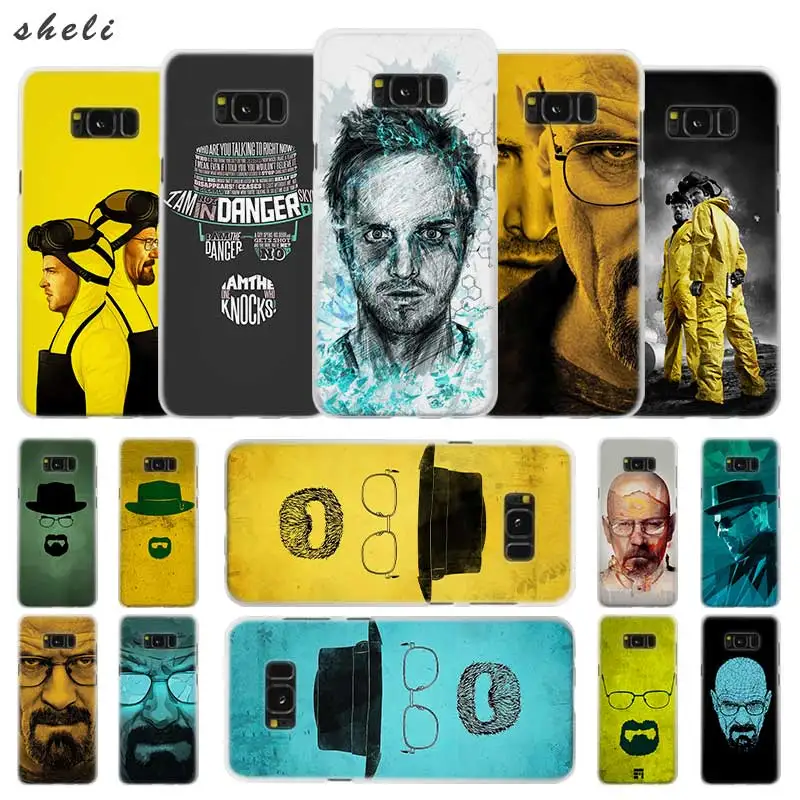 

Sheli Breaking Bad game throne Transparent Note 10 9 pro hard Case Cover for Samsung S4 S5 S6 S7 S8 S9 S10 Plus Edge Mini