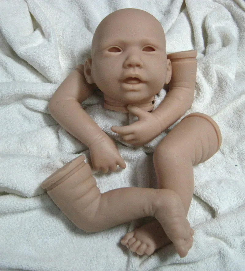 Simulation Reborn Baby Reborn Doll Kits For 20inch Silicone Dolls Kits Head Arm Hands And Feet