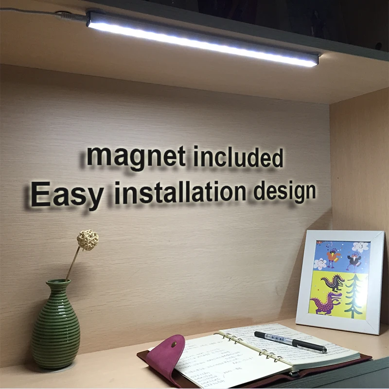 Магнит USB led Настольный Lampl Алюминий Основа 10 яркость Бесплатная доставка защиты