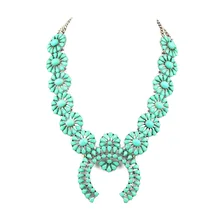 Высокое качество Сквош ожерелье цветок ожерелье новейшего дизайна Ювелирные изделия Лучшая колье для женщин