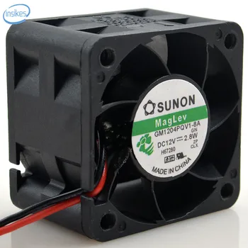 

Sunon GM1204PQB1-8A 1U 2U Server Mute Cooling Fan DC 12V 2.8W 0.24A 9200RPM 4028 40*40*28mm 2 Wires