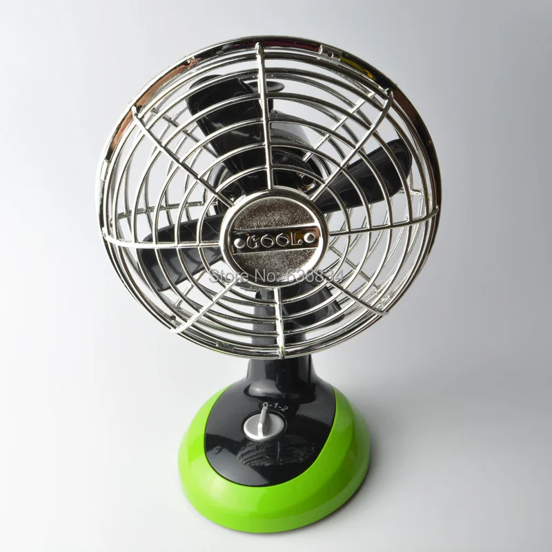 Usb Mini Desk Fan Small Oscillating Fan Adjustable Aa Battery Or