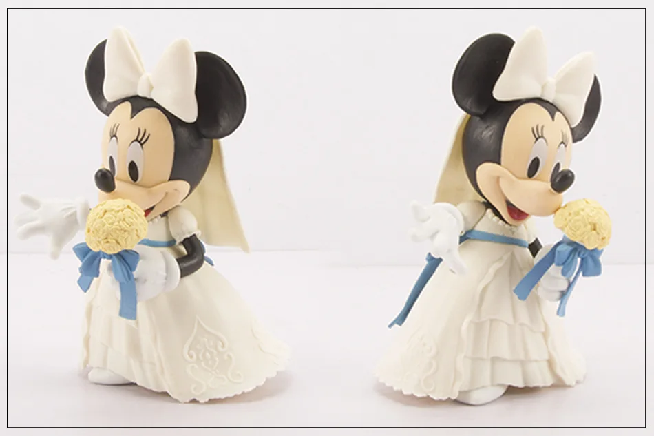 Disney Микки Маус мультфильм модель торт украшение автомобиля подарки для девочек куклы игрушки Фигурки миниатюры детей, сувенирный