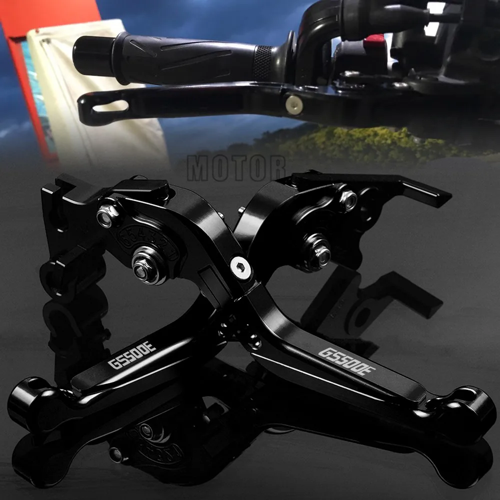 

CNC Aluminum Motorcycle Foldable Brake Clutch Levers For Suzuki GS500E 1994-1998 1995 1996 1997 Adjustable Folding GS 500E 500 E