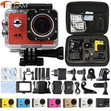 TEKCAM wifi Экшн-камера F60 1080p HD V3 4 K/30fps 2," 170D pro Шлем камера 30 метров Водонепроницаемая Спортивная DV автомобильная камера