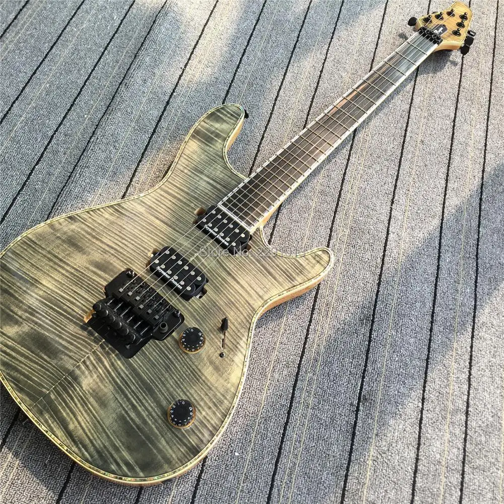 IN Stock;6 strings Regius guitar;Floyd Rose bridge;Locking Tuners;Free