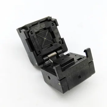 

QFN64 MLF64 Burn in Socket IC Test Socket IC550-0644-006-G Pitch 0.5mm Chip Size 9*9 Flash Adapter Clamshell Programming Socket