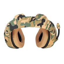 K1B Gaming Headset бас Игровые наушники с микрофоном, модная камуфляжная наушники для PS4 для мобильного телефона/планшета