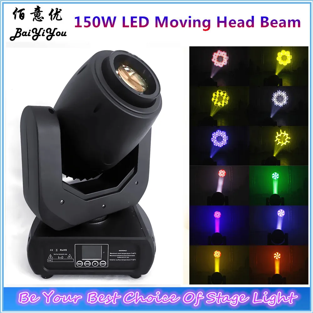 

Free Shipping 2pcs/lot Professional DJ Disco Night Club Decoration Lighting Powerful 150W LED Moving Head Beam Light