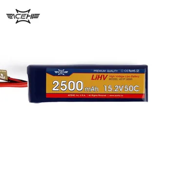 

1pcs ACEHE 15.2V 2500mAh 50C 4S1P 38Wh with XT60 Plug High Voltage Lipo Battery