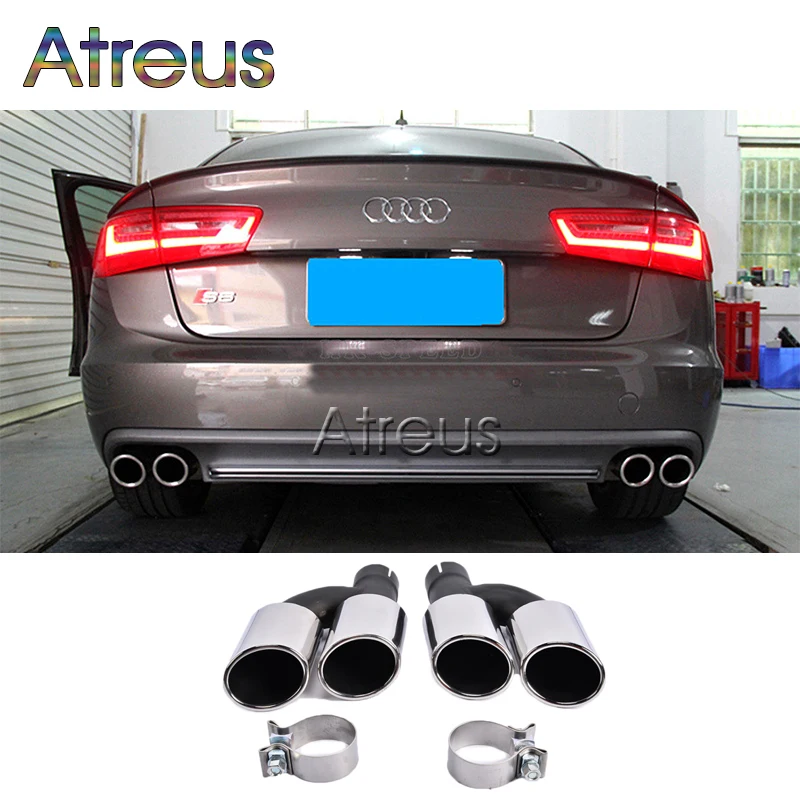 A6 To S6 High Quality Stainless Steel Car Exhaust Muffler End Tip