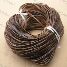 3*1 мм квадратный коричневый цвет натуральная кожа шнур 100 метров