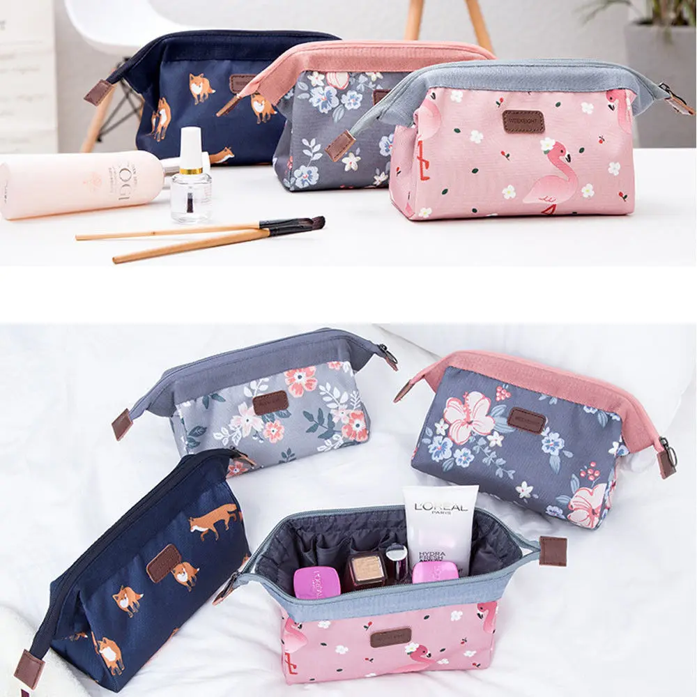 

Fashion Animal Printing Waterproof Makeup Bags Women Cosmetic Make Up Case Box Bag Portable Large Storage Organizer