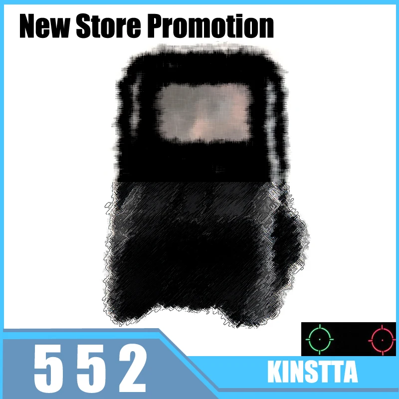Прицел Hlurker 552 с красной точкой голографический прицел для охоты AR15 M4 M16|552 red dot|sight