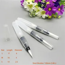 Многоразовая чернильная ручка для водяная кисть Акварельная мягкая каллиграфия инструмент для рисования 3 размера s/M/L ручка для рисования