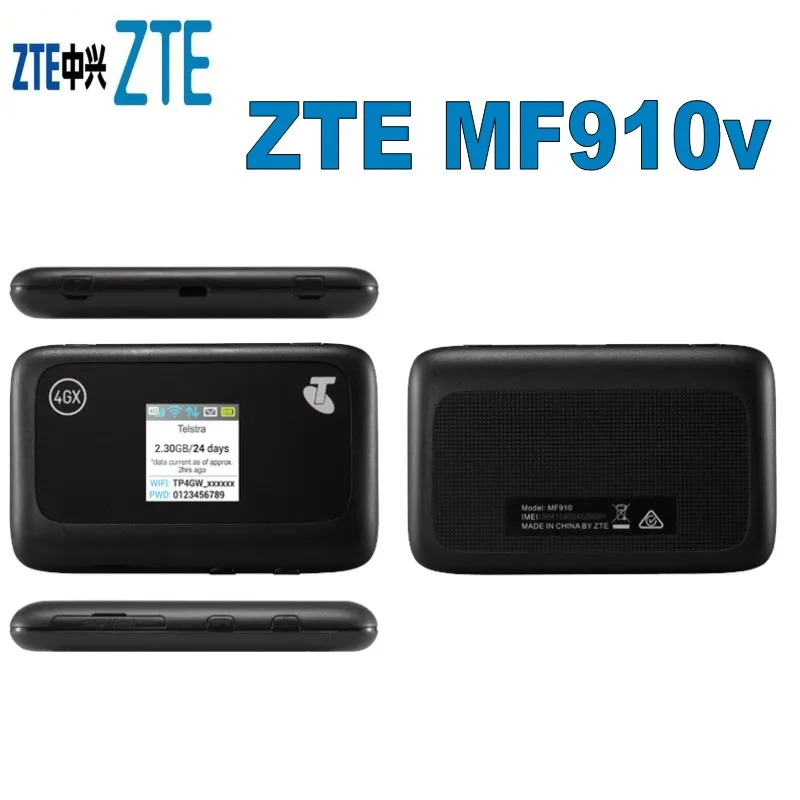Разблокированный 4G модем 150 Мбит/с ZTE MF910v WiFi роутер со слотом для Sim карты плюс 4g