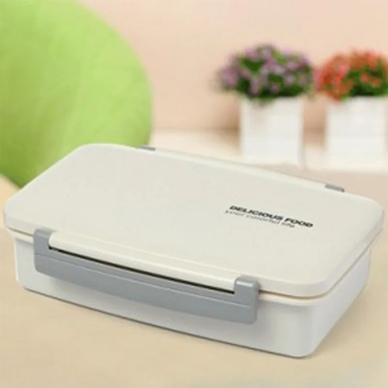 Keythemelife 22 15 5 6cm Lunch boxs with tableware dinnerware food container bento Portable suit Bowl