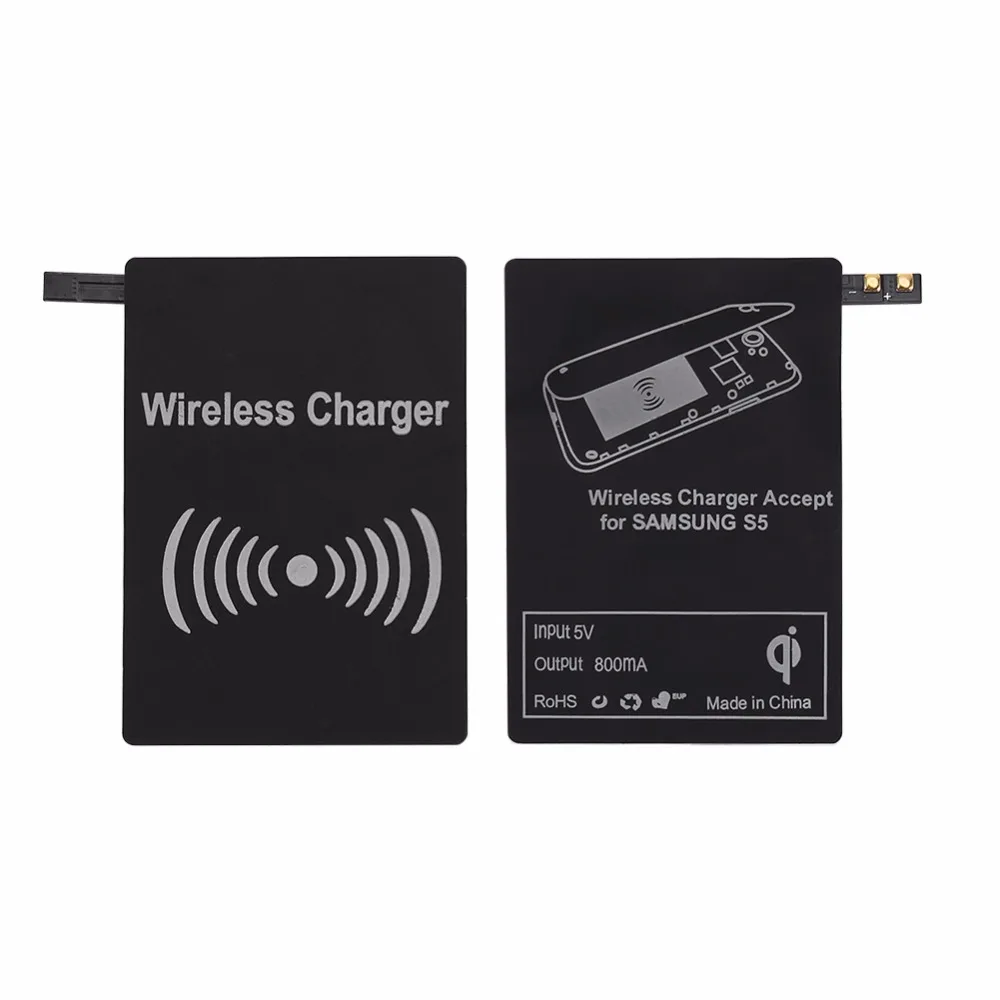 

Quality Built-in Qi Wireless Charger Receiver new style Charging Adaptor Chargers For Samsung Galaxy S5 Note2 Note3 Note4 2018