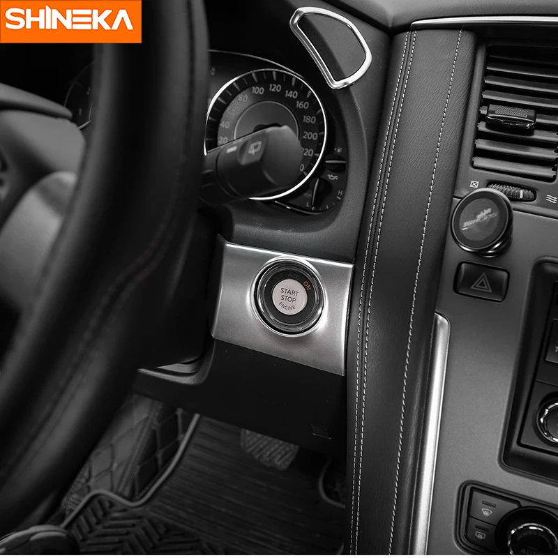 Крышка кнопки запуска двигателя SHINEKA Обшивка Рамы Для Nissan Patrol Y62 2017 +