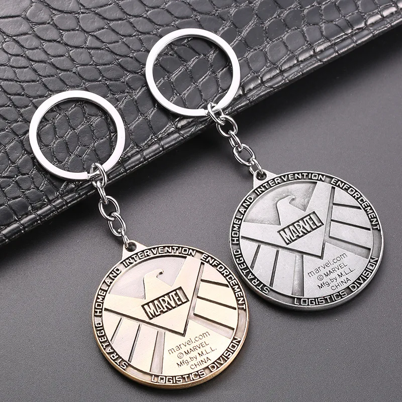 Hulk Batman Keyring  Key Gift Toys Avengers Captain America Shield Keychain Spider man Iron man Mask Keychain Toys 