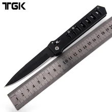 Фотография High Quality Tactical Knifes Outdoor Survival Tool Stainless Steel Handle Folding Hunting Knife Fast Open Camping Pocket Knife