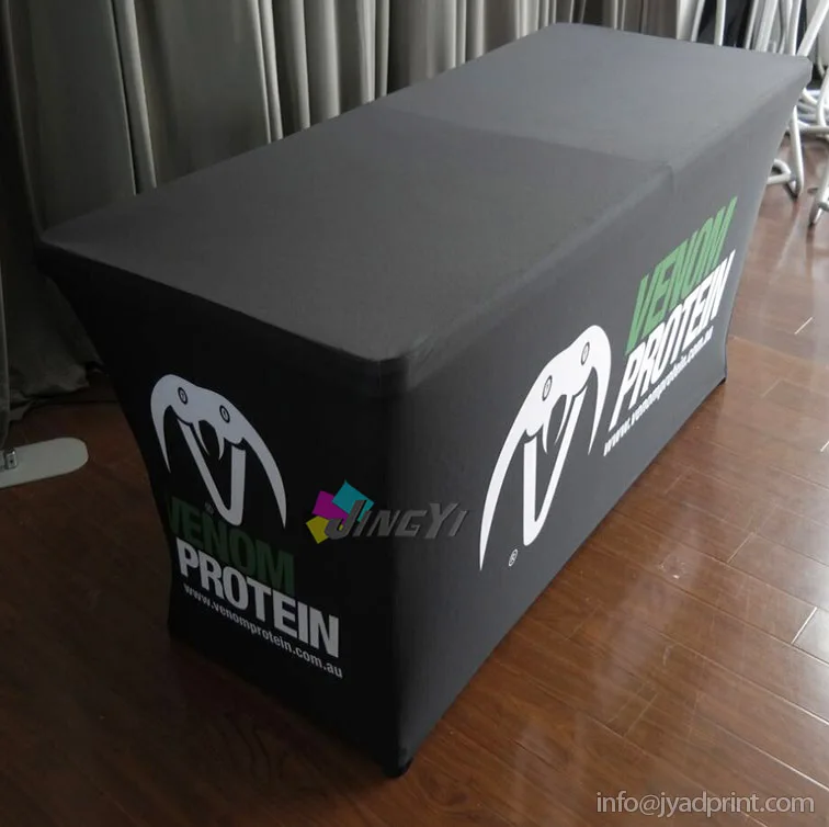 4ft Spandex Tension Tablecloths Exhibition table clothesPrinted Table