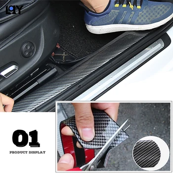 

LQY car sticker 3D carbon fiber anti-collision scratch-resistant manual cut trunk rear view mirror body use 2.5M*5M