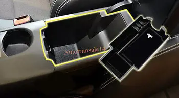 

1pcs Black ABS Central Armrest Interior Storage Box for Benz GLA 15-16 X156
