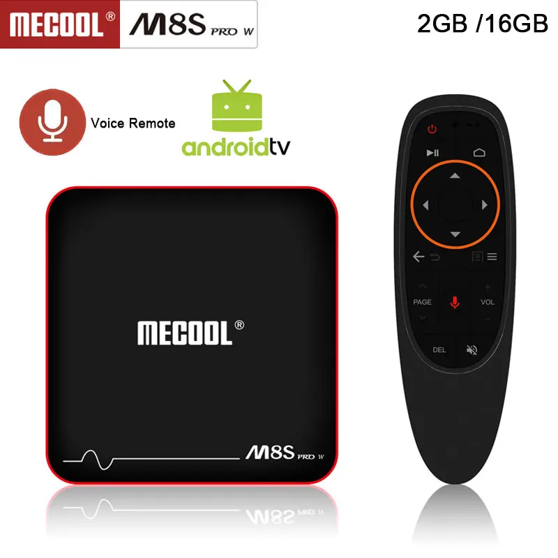 Mecool M8S PRO W font b TV b font Box 2 4G Voice Control font b