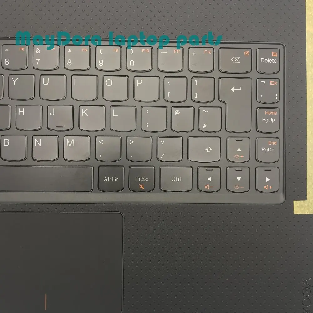  Laptop parts for LENOVO YOGA 3 pro 1370 Palmrest with Backlit UK Keyboard and touchpad 5CB0G97373