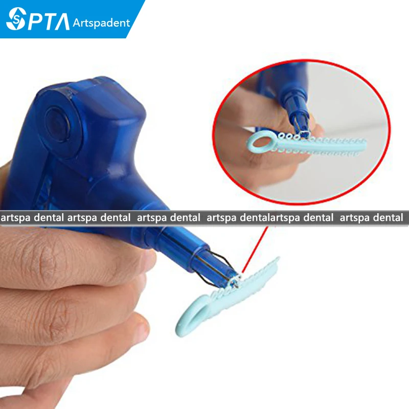 

1 Set Dental Orthodontic Ligature Gun Dispenser Blue