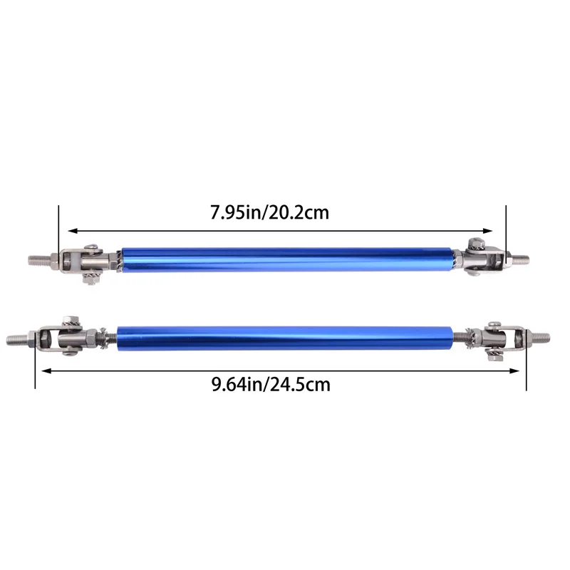 ESPEEDER Universal ajustable parachoques delantero divisor de labios puntal barra de apoyo ESPEEDER Universal ajustable parachoques delantero divisor de labios puntal barra de apoyo