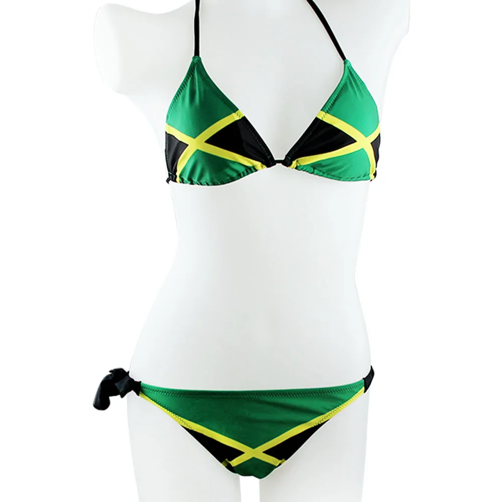 Usa Print Suit Size Uk S Xxl Brazilian Set Us12 Bain 98plus De Women Swimwear Swim Bikini On Padded Maillot Push Up Flag Sexy Jamaica c5Lq34ARj