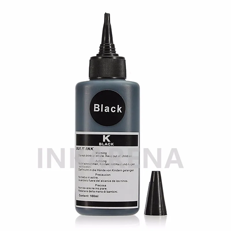Dye ink 100ml bottle ink black