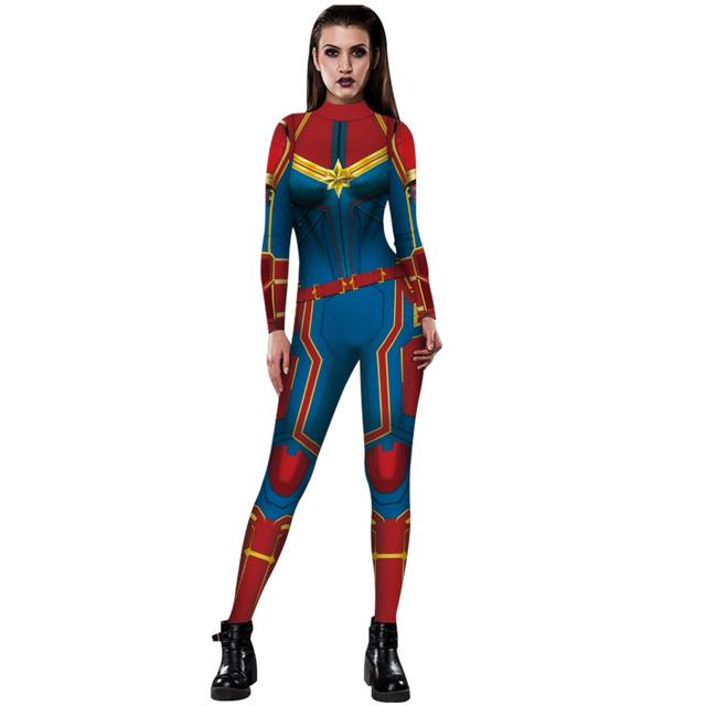 New Captain Marvel Carol Danvers Cosplay