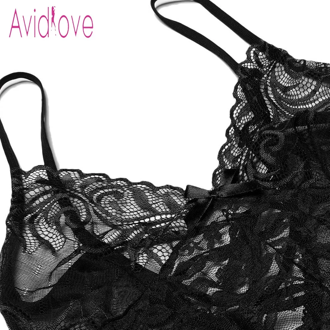 Женское нижнее белье Avidlove соблазнительное кружевное на тонких бретельках