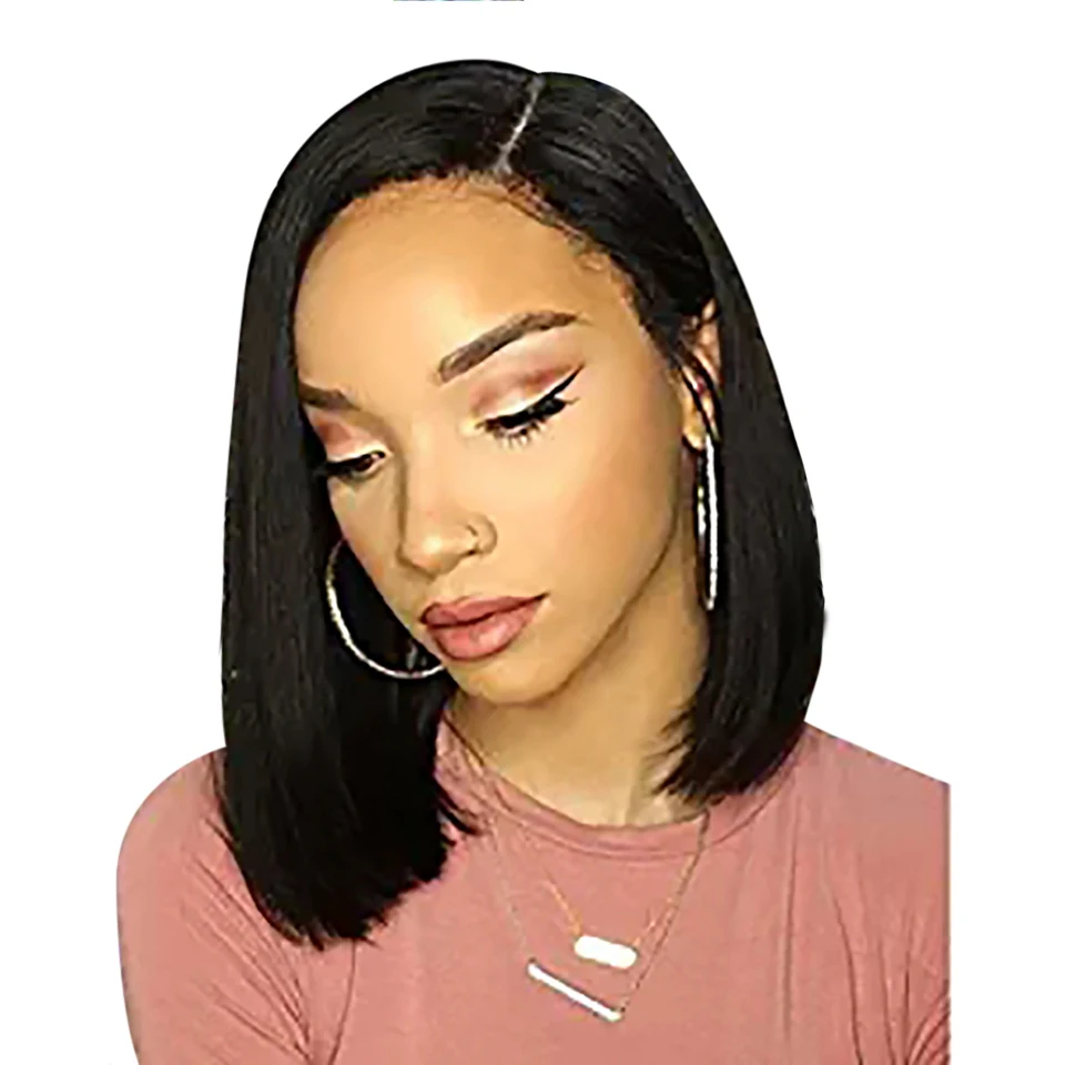 Buy DIFEI Short Straight Synthetic Bob Wigs for Black