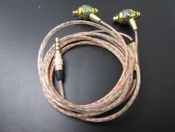 

Separation design diy metal earphones Separable