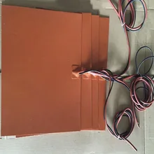 Из каучука силиконовые riscaldatore в stampante 3d 220 v 300 w 380*380 мм клейкую ленту 3м встроенный termistore 100 K элементный нагреватель потепление