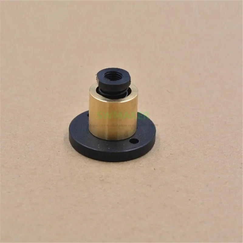 

1pcs Delrin POM Anti-Backlash Silent Nut TR12 Pitch 2mm Lead 8mm for DIY CNC Z aixs router T12 lead screw nut