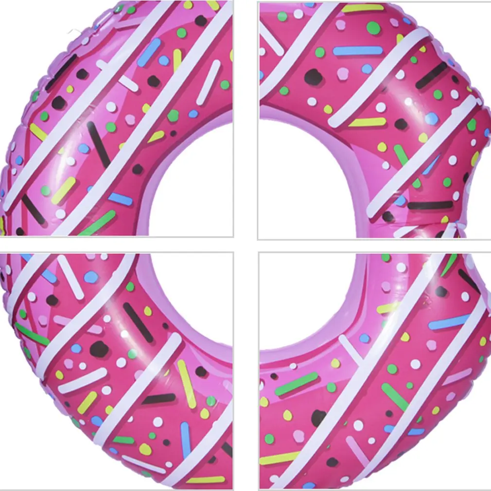 Inflatable Donut Swimming Ring Giant Pool Float Toy Circle Beach Sea Party Inflatable Mattress Water Adult Kid