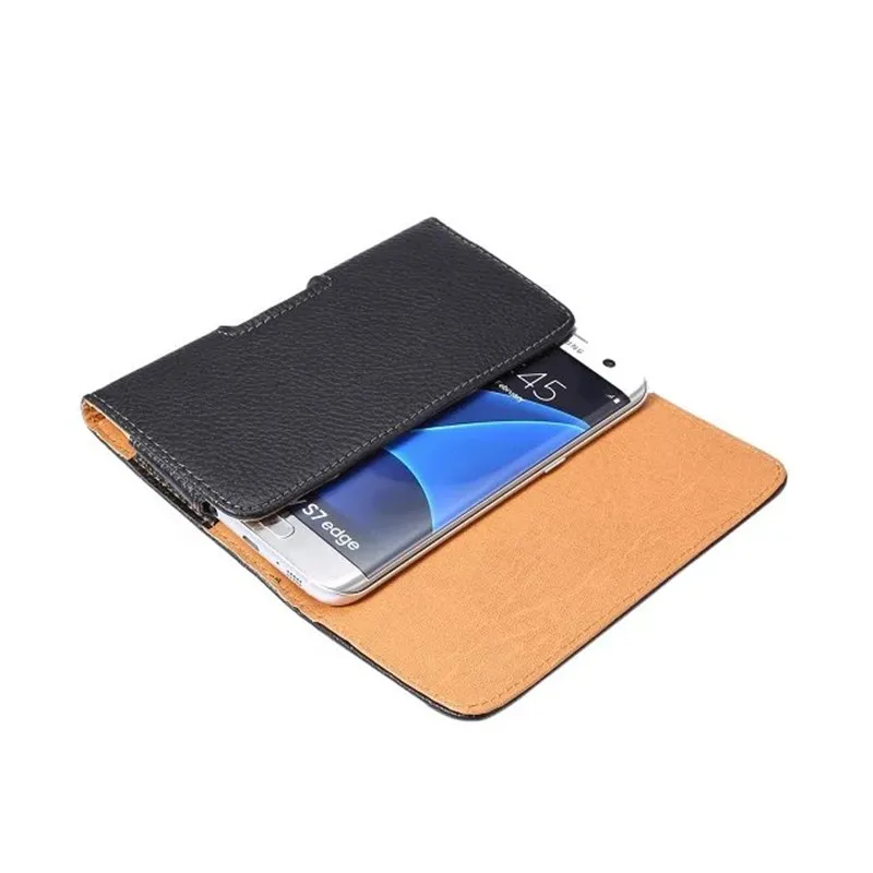 Missbuy Universal Phone Pouch Leather Waist Case For Samsung Galaxy J3 J5 J7 J330 J530 J730 Holster Bags Belt Cover
