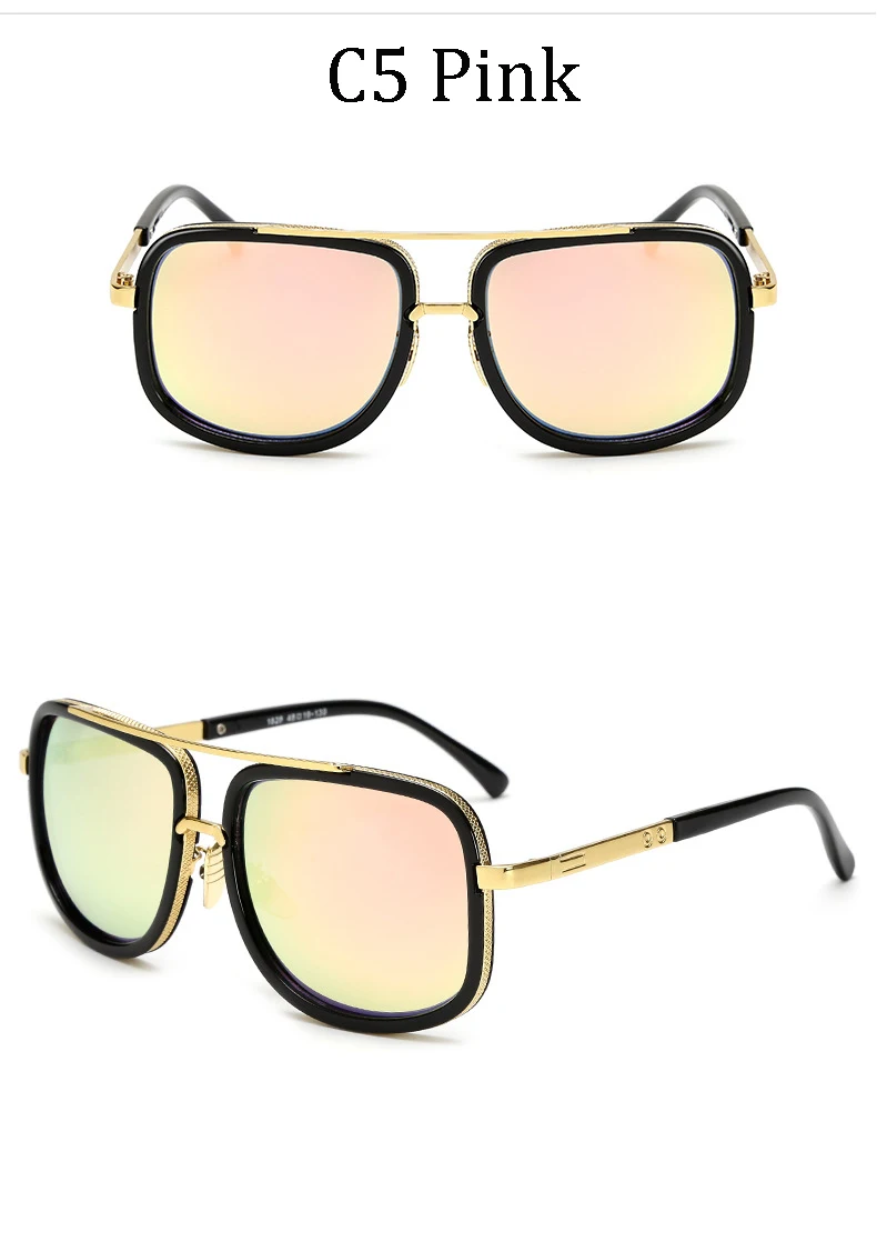 DPZ, фирменный дизайн, мужские и женские солнцезащитные очкив ретро стиле квадратный стимпанк UV400 защитные очки бренды класса «Люкс» с коробкой