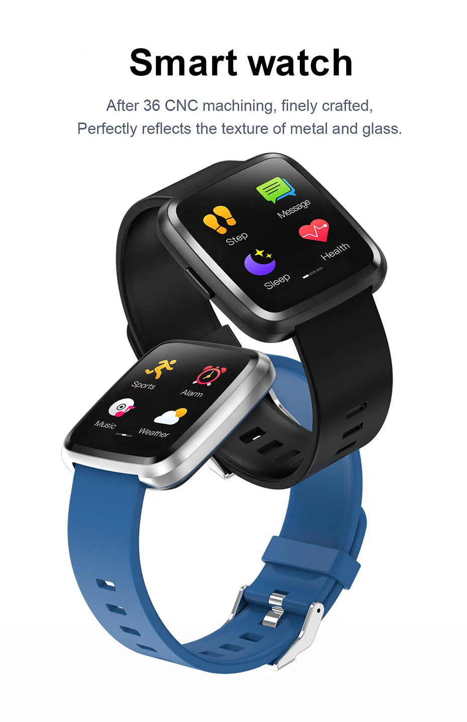 COLMI CY7 PRO Smart watch Full screen touch IP67 waterproof Bluetooth Sport fitness tracker Smartwatch For IOS Android Phone 7