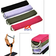 1x d-кольцо Йога ремень растяжения оборудования талии ногу тренировки Фитнес рисунок 180 см держать вас тонкий и fit multi Цвет es1326