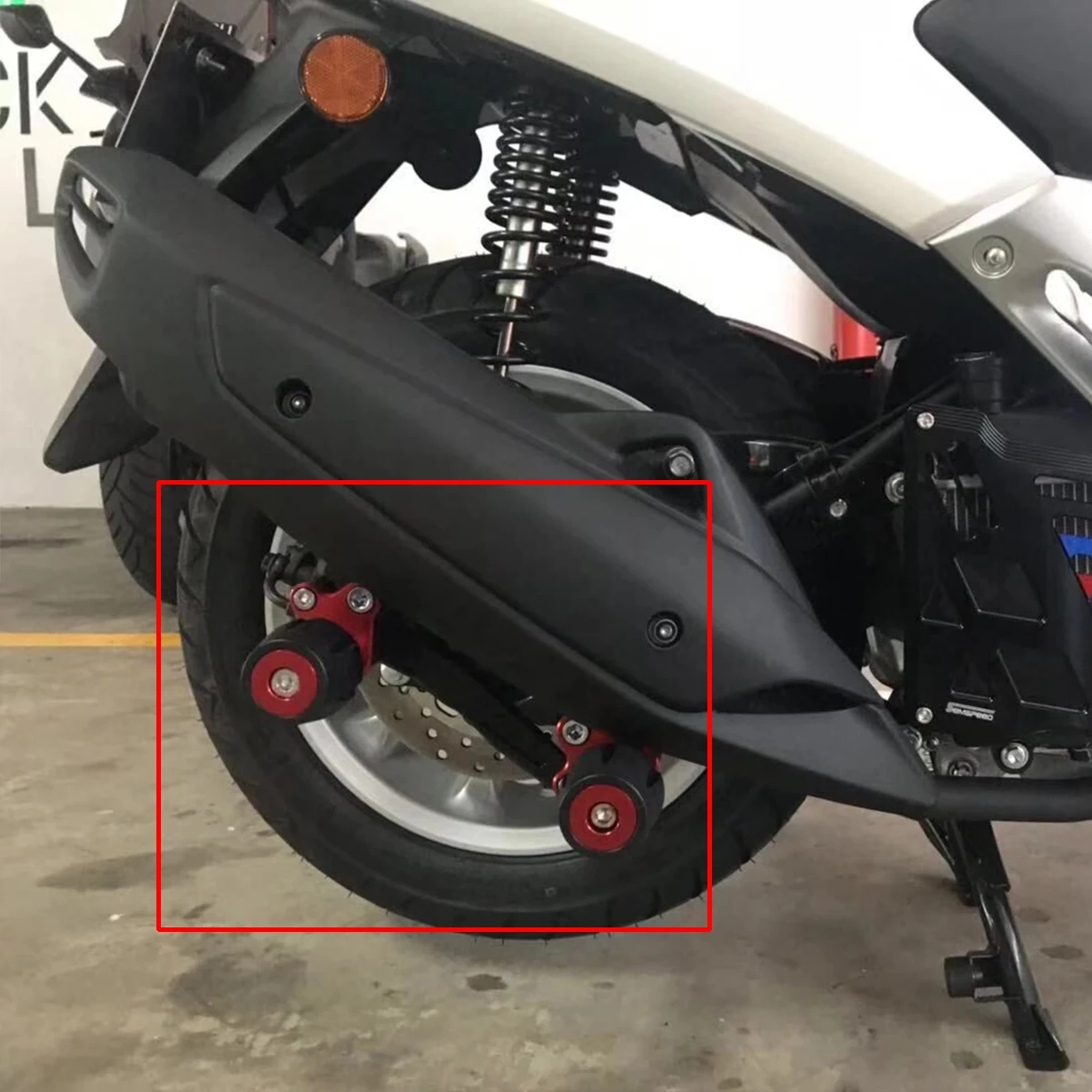 Для Honda Forza 125 250 300 2017 2020 слайдер заднего хода мотоцикла защитное колесо защита от