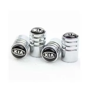 

4pcs Car-Styling New Metal Wheel Tire Valve Caps Stem case for K2 K3 K5 opel Renault R Rio Soul cap Auto Accessories